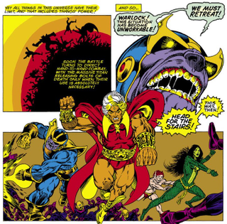 Illustration for article titled Jim Starlin’s Warlock sets the standard for cosmic comics